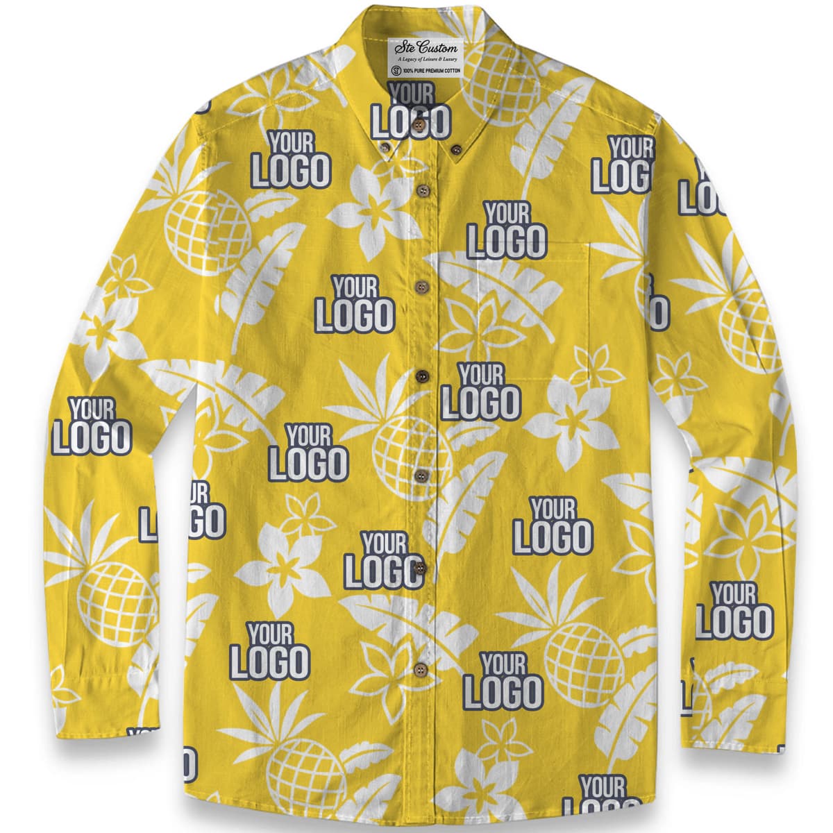 Midnight Tropic – Premium Cotton Long Sleeve Shirt 7