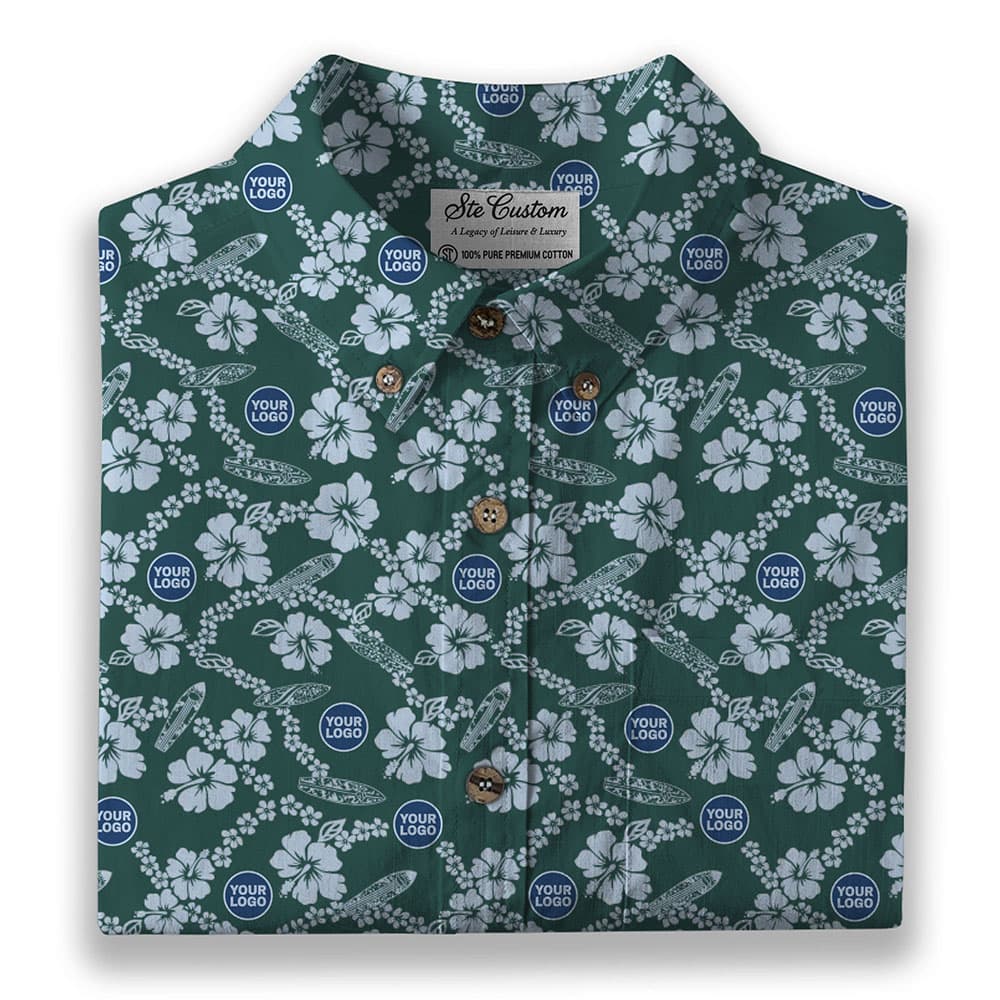 Ste™ Botanical Heritage Custom Premium Hawaiian LS Shirt 10