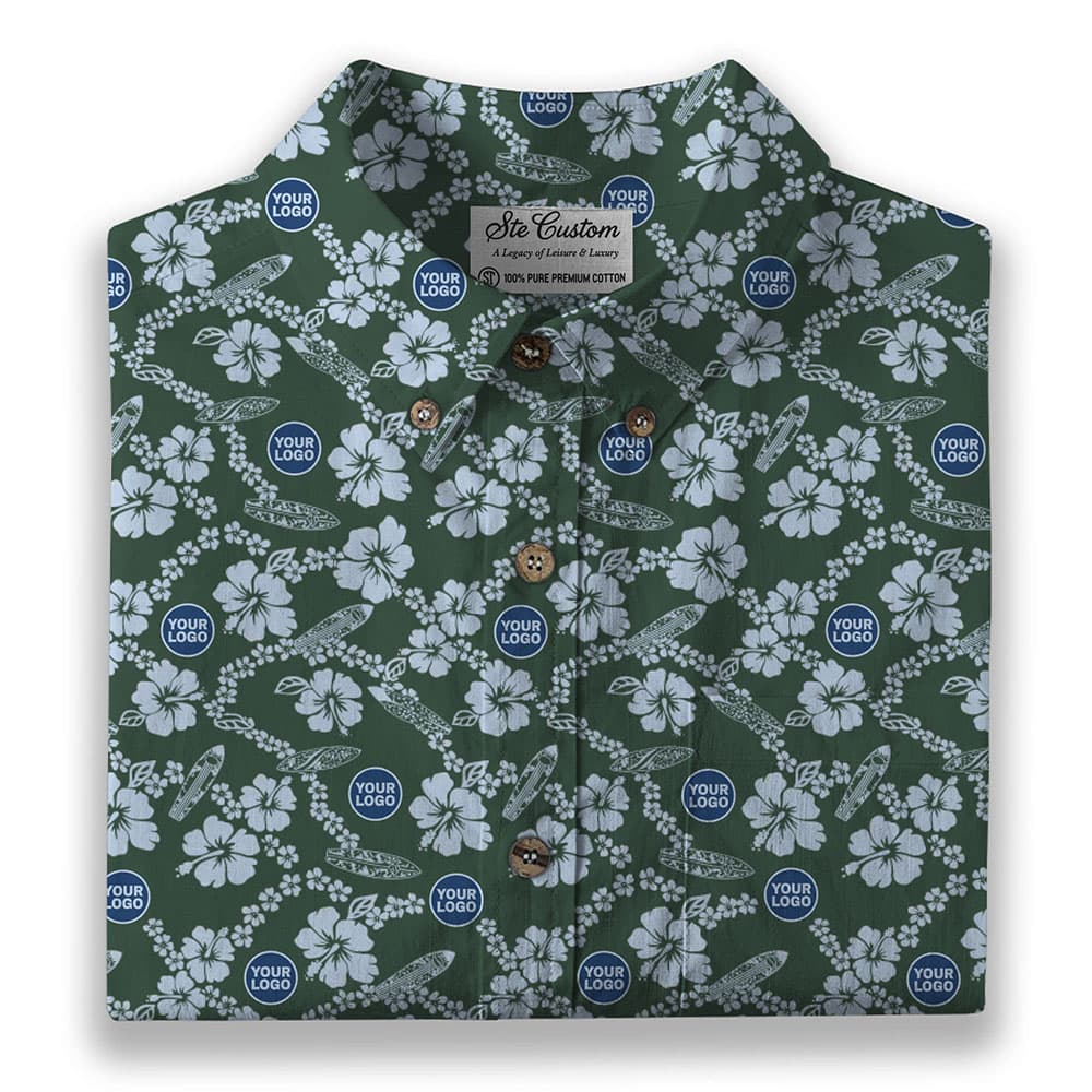 Ste™ Botanical Heritage Custom Premium Hawaiian LS Shirt 11