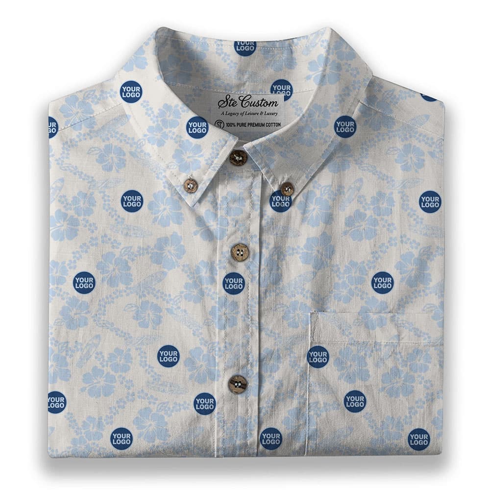 Ste™ Botanical Heritage Custom Premium Hawaiian LS Shirt 14