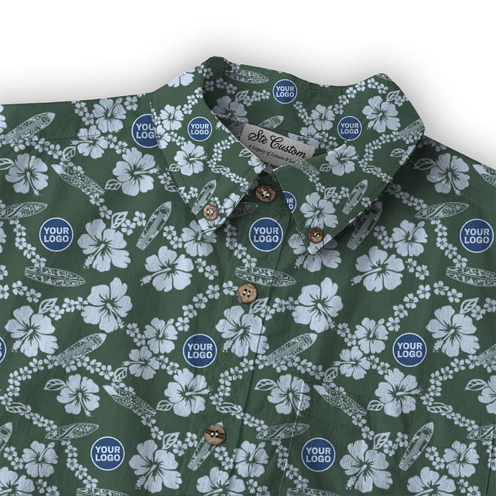 Ste™ Botanical Heritage Custom Premium Hawaiian LS Shirt 17