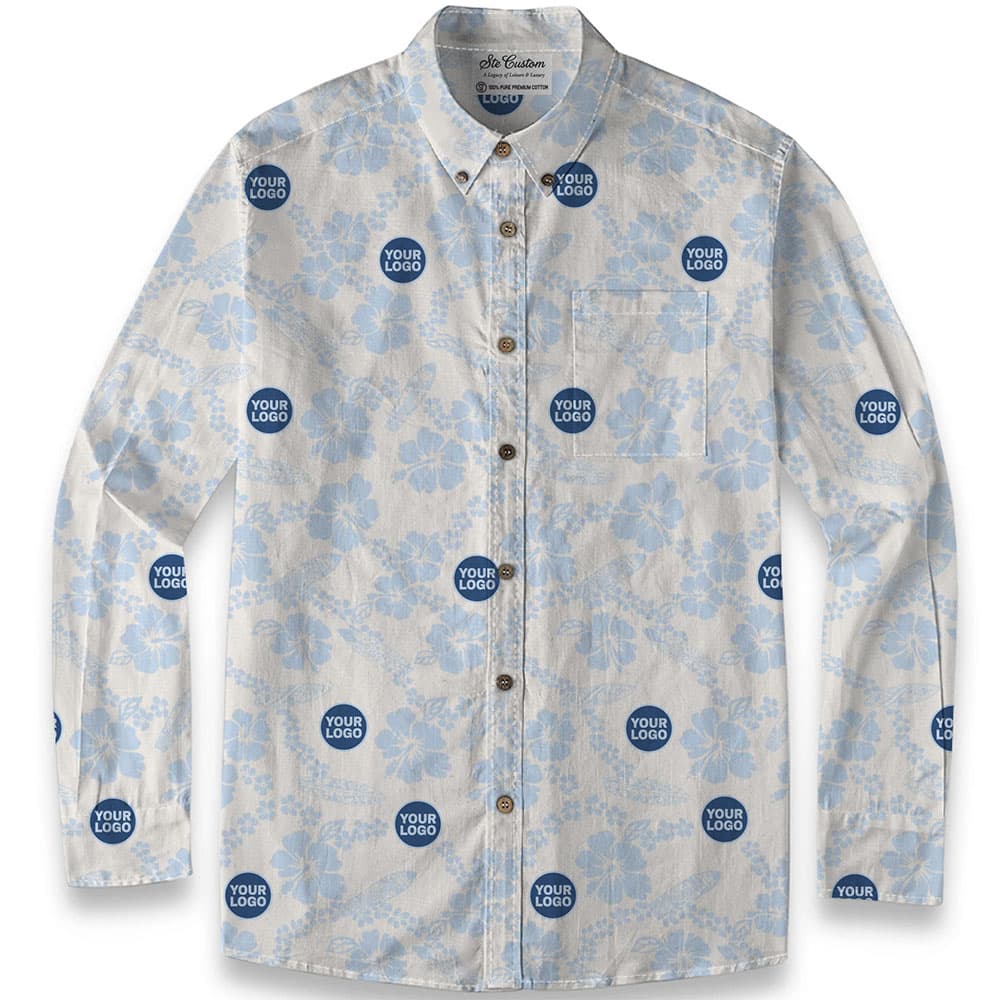 Ste™ Botanical Heritage Custom Premium Hawaiian LS Shirt 6